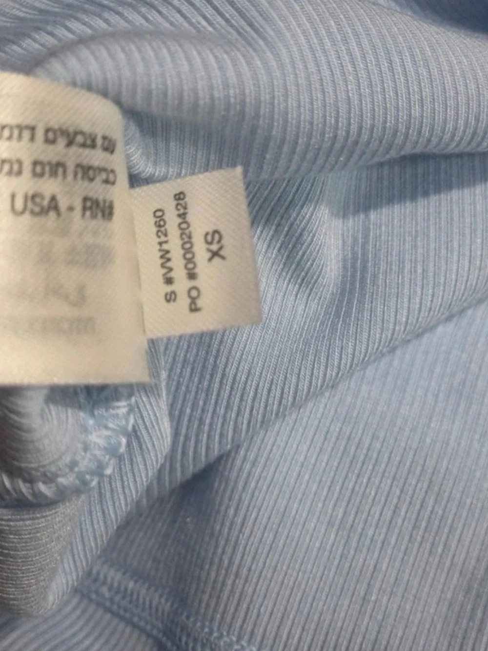 Vuori Women’s Mini Pose Cardigan Long Sleeve Cropped Light Blue XS - Picture 3 of 4